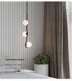 3 Light LED Pendant Light 23003-D03A-BK