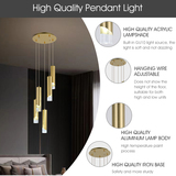 5 Light LED Pendant Light 23031-D04A-GD