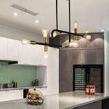 8 Light Pendant Light model#23024-D08A-BK/GD
