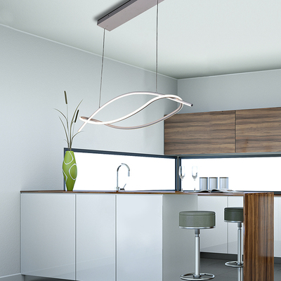 23013-D01A-WT Modern White LED Pendant Light 