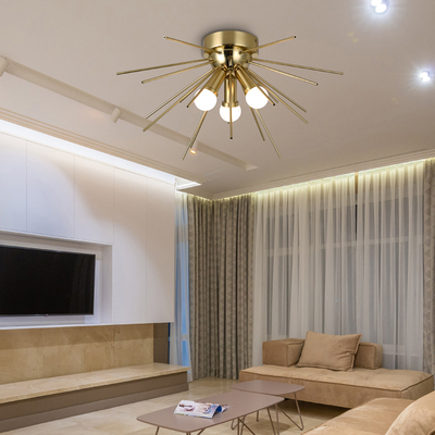 3 &nbsp;heads ceiling light model#23019-X03A-GD