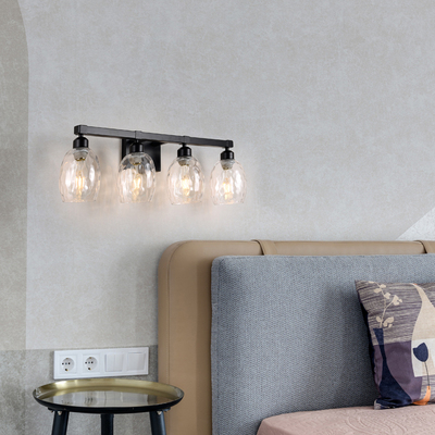 Wall lamp model#220803-B04A-BK