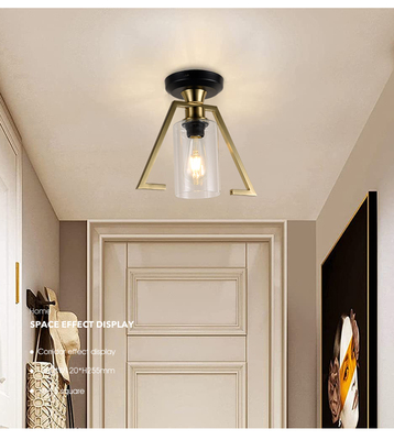 Ceiling light 23047-X01A-GD/BK