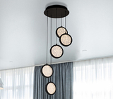 Modern creativity lighting round glass led pendant light