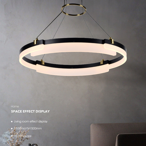 LED Pendant Light 23007-D01A-BK