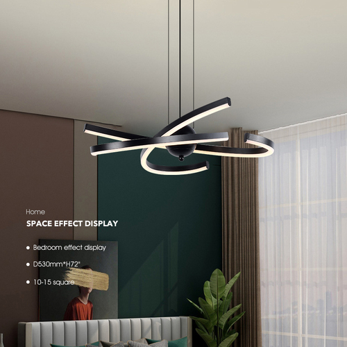 LED Pendant light model#23002-D03A-BK