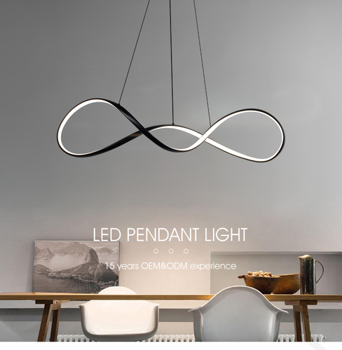 LED Pendant Light 23005-D01A-BK